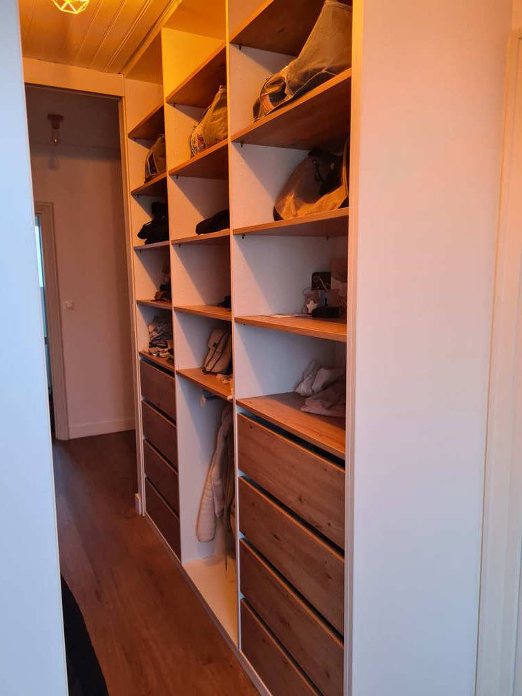 Dressing en mélaminé blanc premium et chêne kendal huilé (2)